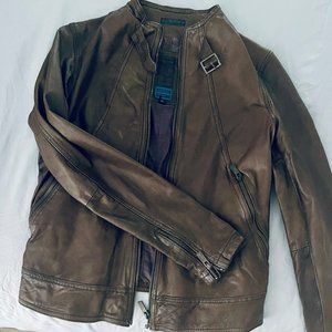 woman's Brown Leather Jacket
